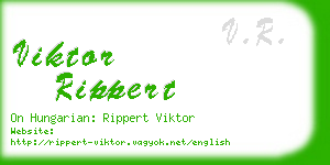 viktor rippert business card